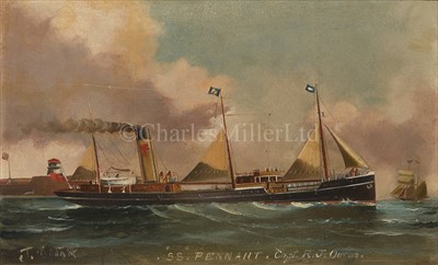 Lot 7 - J. BOURNE (BRITISH, FL. 1890)<br/>S.S. PENNANT....