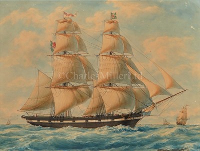 Lot 44 - FRANÇOIS GEFFROI ROUX (1811-1882)<br/>The Brig...