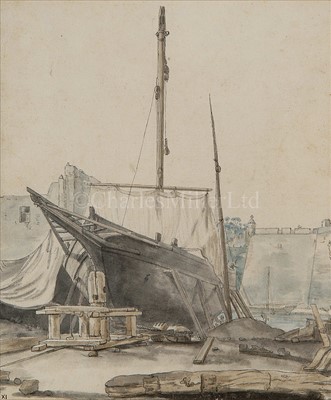 Lot 54 - CLAUDE-JOSEPH VERNET (1714-1789)<br/>A merchant...
