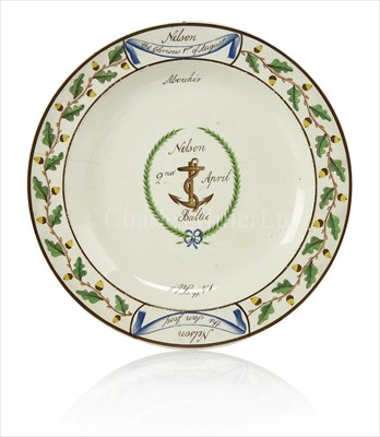 Lot 100 - A LATE 18TH CENTURY CREAMWARE BALTIC SERVICE...
