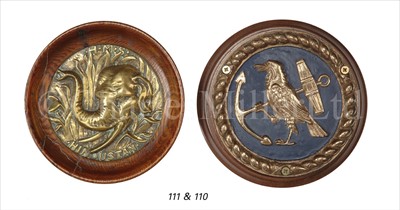 Lot 111 - AN UNOFFICIAL PATTERN BOAT BADGE FROM H.M.S....