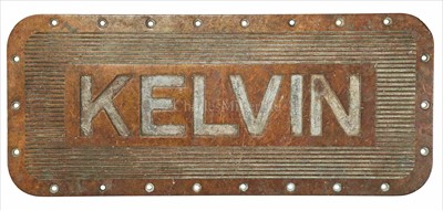 Lot 116 - AN HISTORICALLY INTERESTING TREADPLATE FROM...