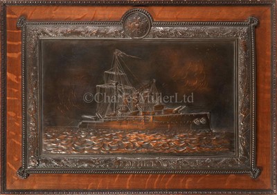 Lot 120 - A PRESENTATION COPPER BOARDROOM PICTURE OF THE...