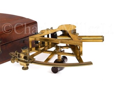 Lot 219 - A FINE 7IN. RADIUS BRIDGE-FRAMED VERNIER...