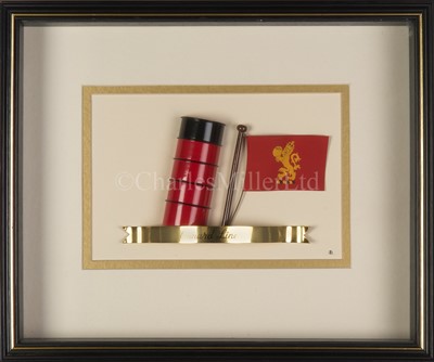 Lot 161 - CUNARD LINE: A PRESENTATION METAL AND WOOD...