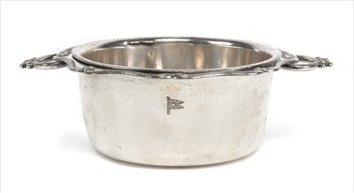 Lot 169 - AN ELECTROPLATED SAUCE DISH AND LINER FOR THE...
