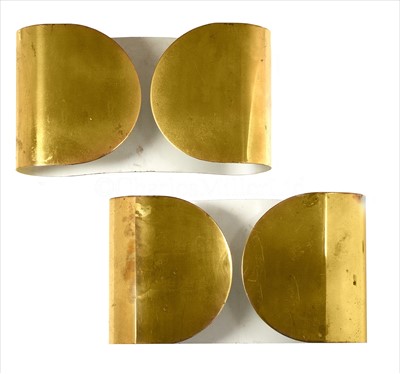 Lot 173 - QE II: A PAIR OF PENTHOUSE STAIRWELL LAMPS<br/>of...
