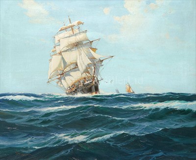 Lot 14 - R. MACGREGOR (British, 1925- )<br/>The American...