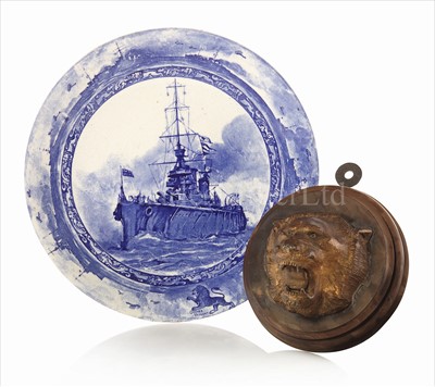 Lot 57 - AN UNOFFICIAL BOAT BADGE FROM THE BATTLE...