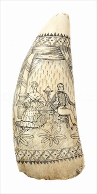 Lot 85 - A LARGE AND FINELY WORKED 19TH-CENTURY...