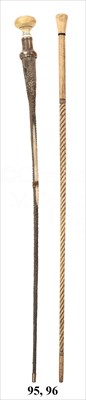 Lot 96 - A FINE 19TH-CENTURY WHALEBONE AND MARINE IVORY...