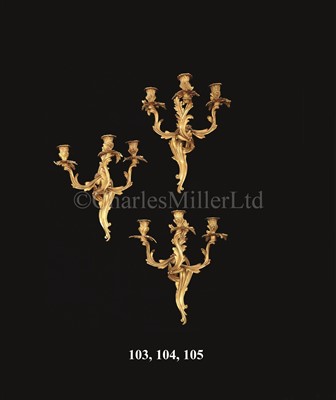 Lot 104 - R.M.S. OLYMPIC: A BAROQUE-STYLE THREE-LAMP...