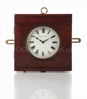 Lot 161 - A RARE EARLY 19TH-CENTURY BINNACLE TIMEPIECE...
