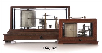 Lot 164 - A BAROGRAPH BY NEGRETTI & ZAMBRA,...