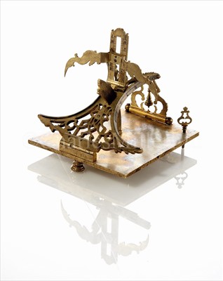 Lot 183 - AN 18TH-CENTURY UNIVERSAL EQUINOCTIAL DIAL,...