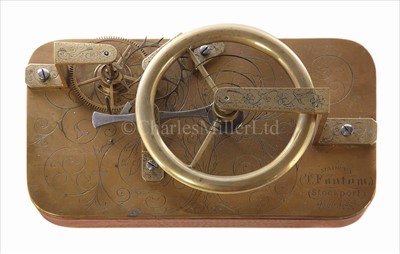 Lot 200 - AN APPRENTICE MODEL OF A CLOCK ANCHOR...