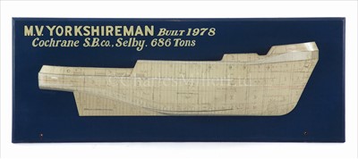 Lot 236 - A BUILDER'S HALF BLOCK PLATING MODEL FOR THE...