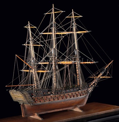 Lot 239 - AN EARLY 19TH-CENTURY FRENCH WOOD AND BALEEN...