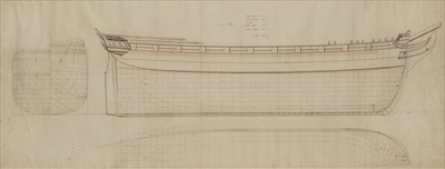 Lot 56 - AN EARLY 19TH-CENTURY ADMIRALTY PROFILE...