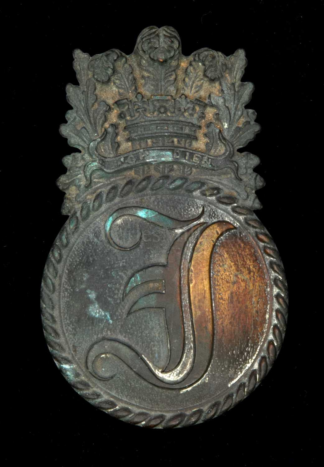 Lot 81 - AN UNOFFICIAL BADGE FROM THE BATTLECRUISER...