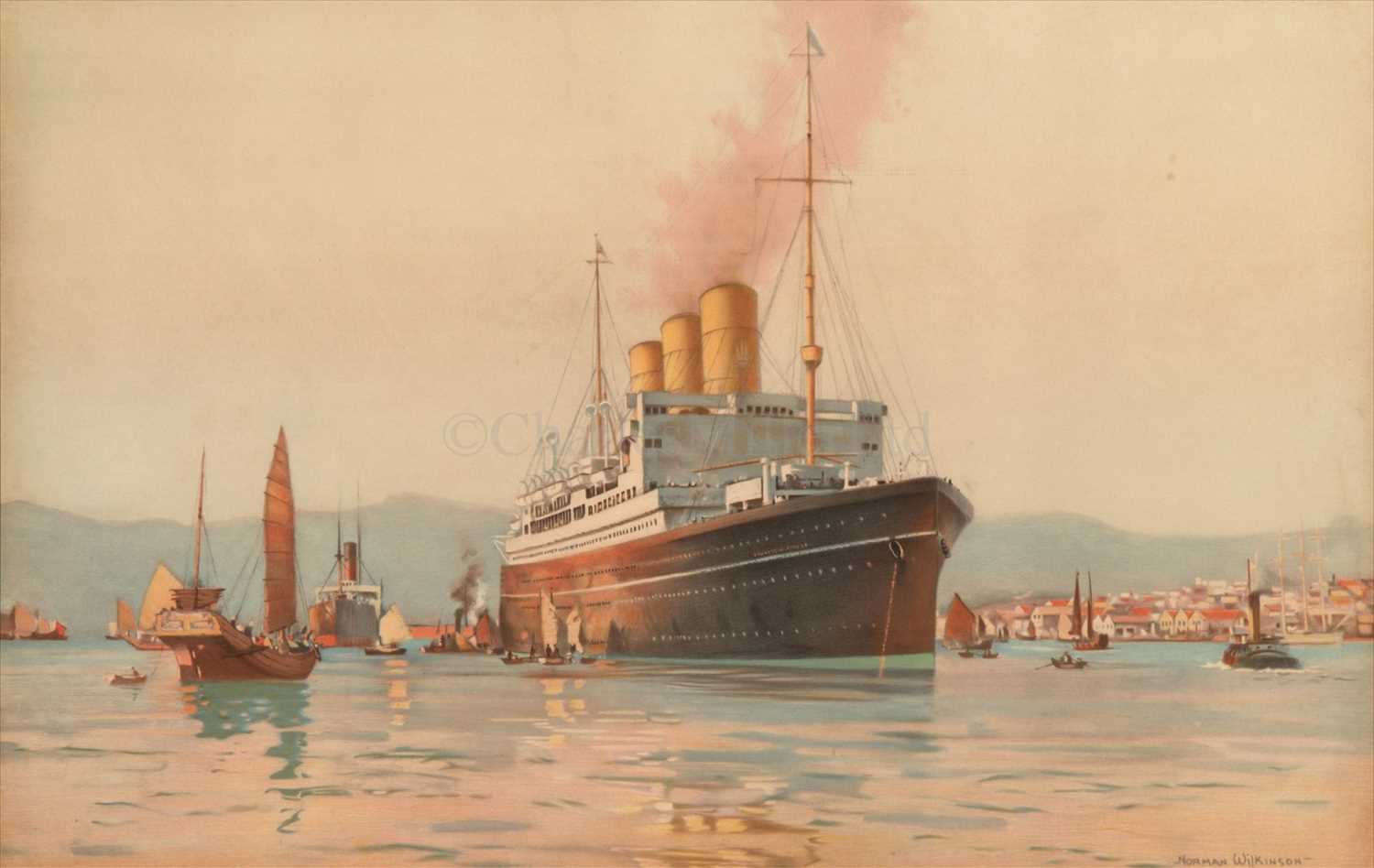 Lot 109 - NORMAN WILKINSON: A CANADIAN PACIFIC LINE...