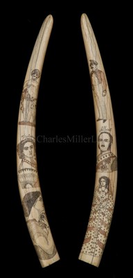 Lot 120 - A FINE PAIR OF 19TH-CENTURY SAILOR...