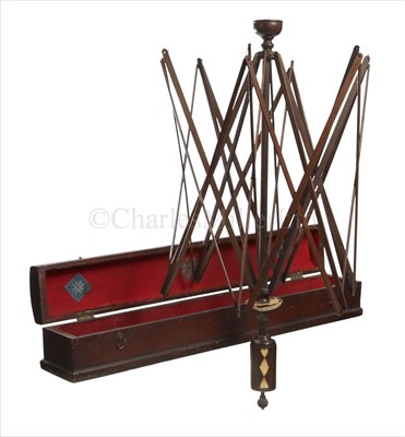 Lot 124 - A GOOD 19TH-CENTURY SAILOR-WORK MAHOGANY AND...
