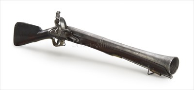 Lot 153 - AN 18TH-CENTURY FLINTLOCK BLUNDERBUSS<br/><br/>with...