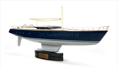 Lot 254 - AN UNRIGGED BUILDER'S DESIGN MODEL OF THE ED...