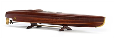 Lot 267 - A FINELY MADE 1:12 SCALE MAHOGANY AND BRASS...
