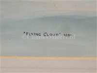 Lot 17 - δ ERIC TUFNELL (BRITISH, 1888-1978) -'Flying Cloud' 1851; 'Vermont' U.S.. clipper bark