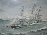 Lot 16 - δ ERIC TUFNELL (BRITISH, 1888-1978) -'Sea Witch'; 'Surprise'; 'Flying Eagle', a set of three
