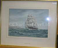 Lot 16 - δ ERIC TUFNELL (BRITISH, 1888-1978) -'Sea Witch'; 'Surprise'; 'Flying Eagle', a set of three