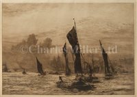 Lot 1 - WILLIAM LIONEL WYLLIE (BRITISH, 1851-1931)<br/>The...