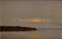 Lot 6 - JOHN JUDGES (BRITISH, 20TH-CENTURY)<br/>Evening...