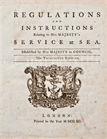 Lot 27 - 'REGULATIONS AND INSTRUCTIONS RELATING TO HIS...