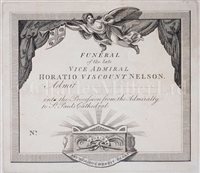 Lot 30 - AN UNISSUED PROCESSION PASS FOR THE FUNERAL OF...