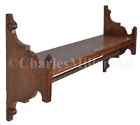 Lot 49 - A SHELF MADE FROM TIMBER RECOVERED FROM QUEEN...