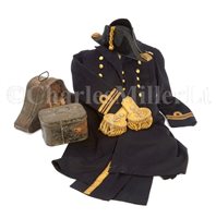 Lot 60 - A LIEUTENANT COMMANDER'S UNIFORM FOR THE ROYAL...