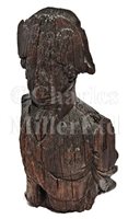 Lot 91 - A BUST-LENGTH FIGUREHEAD OF JOHN JERVIS, EARL...